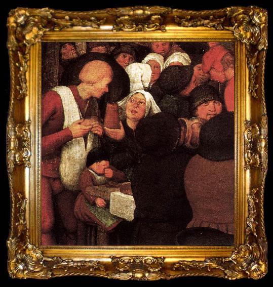 framed  Pieter Bruegel the Elder Peasant Wedding, ta009-2
